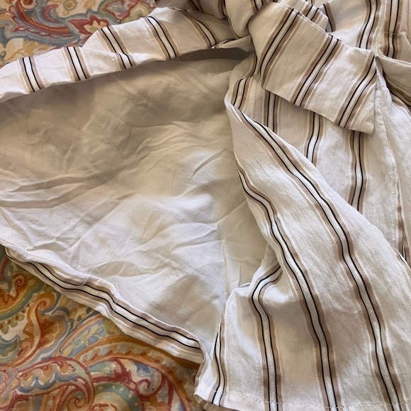 NWT Miou Muse wrap Shorts romper one piece  with front skirt size Small - Picture 11 of 12